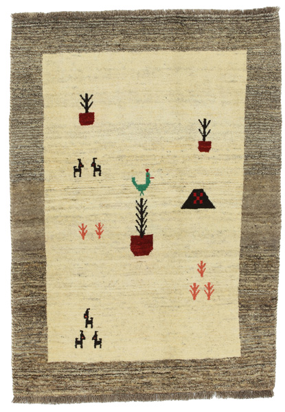 Gabbeh - Qashqai Persian Carpet 168x118