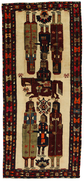 Bakhtiari - Lori Persian Carpet 345x155