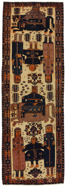 Lori - Bakhtiari Persian Carpet 422x140