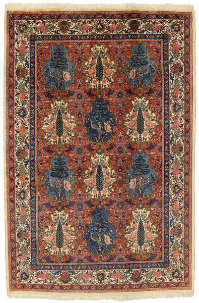 Bakhtiari Persian Carpet 213x142