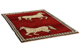 Gabbeh - Qashqai Persian Carpet 188x125 - Picture 1