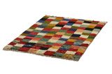 Gabbeh - Bakhtiari Persian Carpet 136x97 - Picture 2
