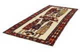 Bakhtiari - Lori Persian Carpet 345x155 - Picture 2